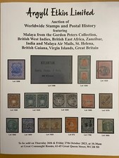Special Auction Catalogue: Malaya, BWI, British East Africa, Zanzibar St. Helena