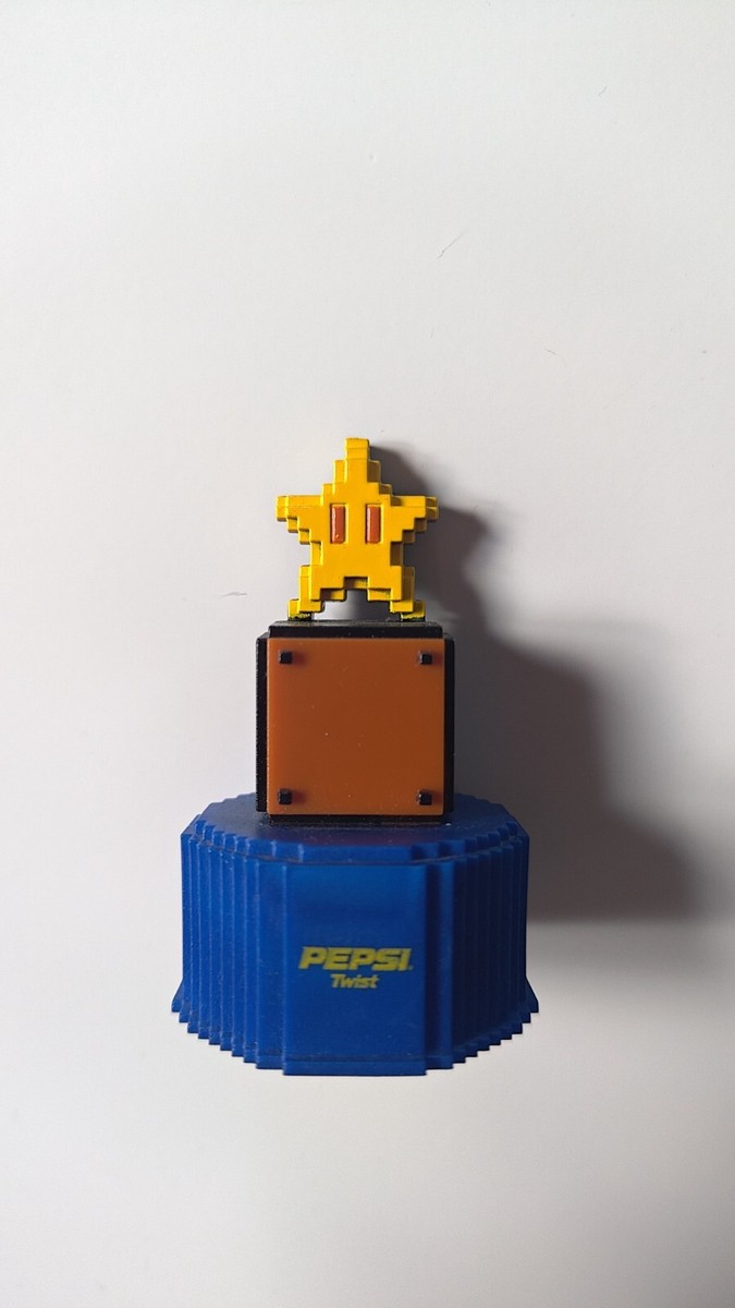 FIRE MARIO SUPER Mario Bros. × Pepsi Dot Bottle Cap Collection From