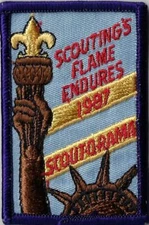 1987 Scoutorama Scouting's Flame Endures DBL Bdr. [MX-12683]
