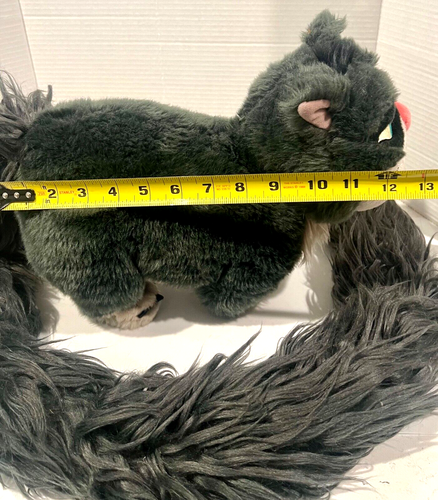 Peluche Disney Store Cenerentola Lucifero gatto nero lungo 14" con coda lunga 42" - Foto 7 di 8