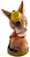 vtg 50s Japan Bobblehead Donkey nodder