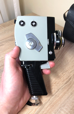 Mini Caméra Soviétique KOMZ EKRAN 4 – Vintage 8mm, Grise, Neuve Sous Emballage