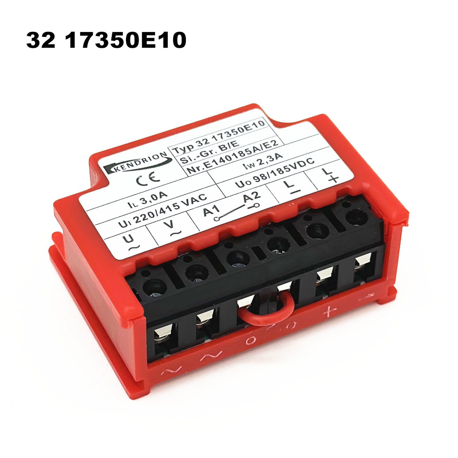 REPLACE KENDRION Typ 32 17350E10 220/415VAC 98/185VDC Overexcitation Rectifier