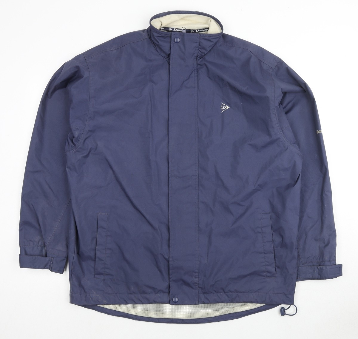 Dunlop Mens Blue Rain Coat Jacket Size L Zip | eBay