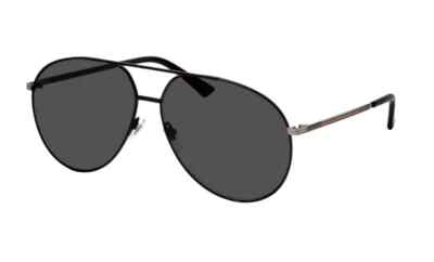 GUCCI / サングラス/BLK/GRY/メンズ/GG0832S Gucci GG0832S 001 Men's Silver & Black Frame / Dark Gray Tinted