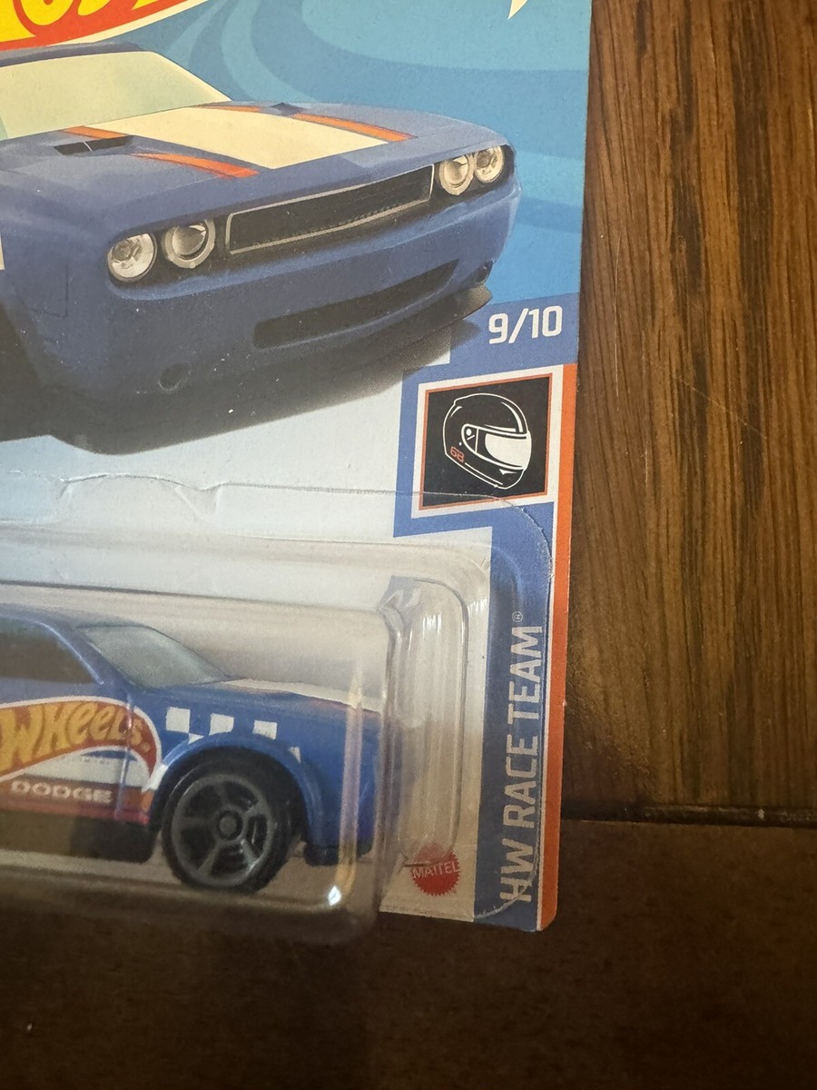 Hot Wheels Dodge Challenger Drift Car - Blue Race Team Edition 241/250, 9/10 Scale Collectible - View #10
