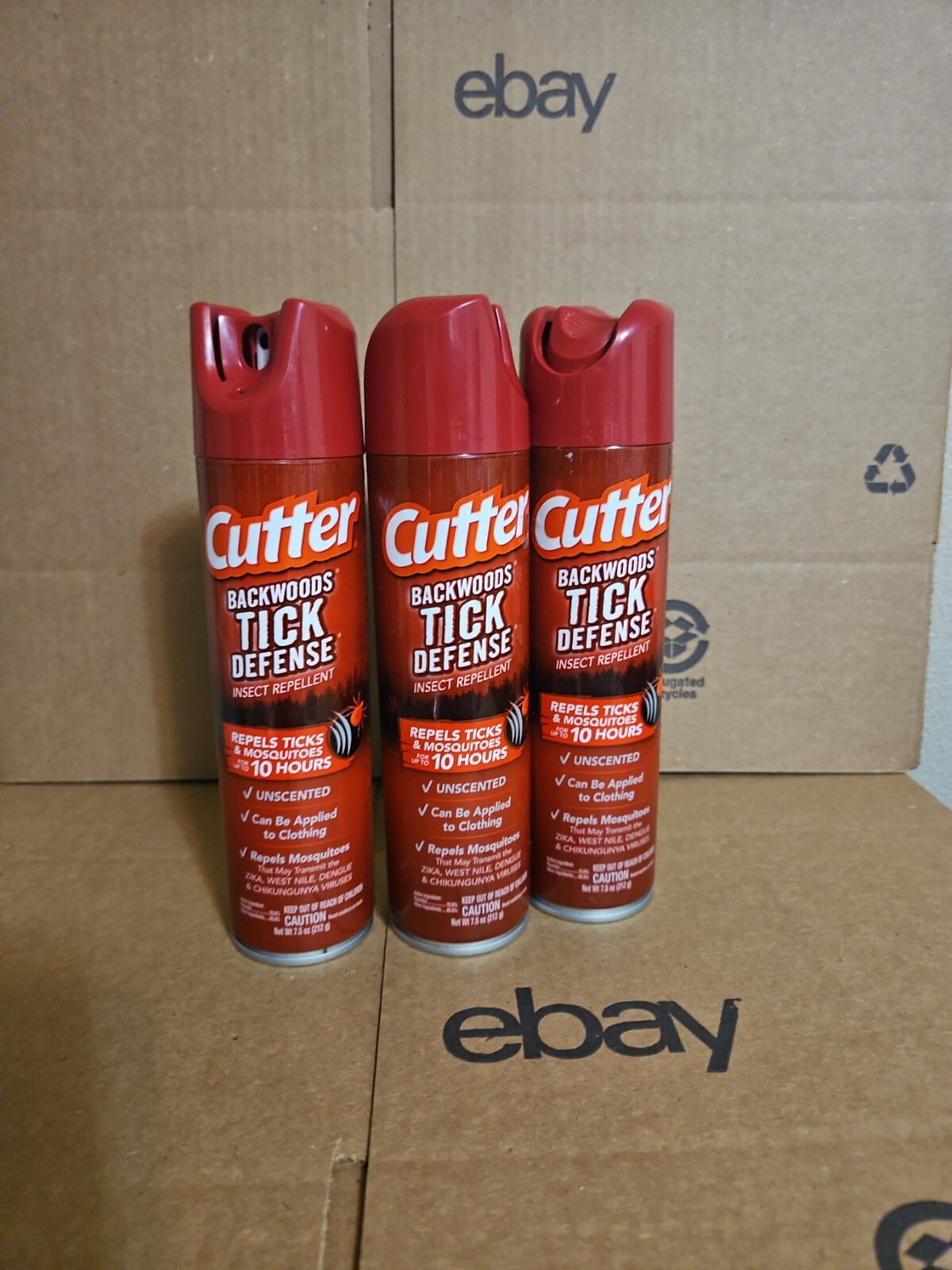 Cutter Backwoods Tick Defense Insect Repellent Spray, Unscented, 7.5 Oz
