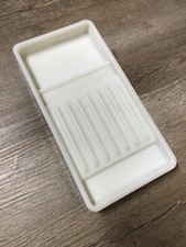 Vintage Rare Dental Tool Tray Milk Glass White American Cabinet Co. -  #16