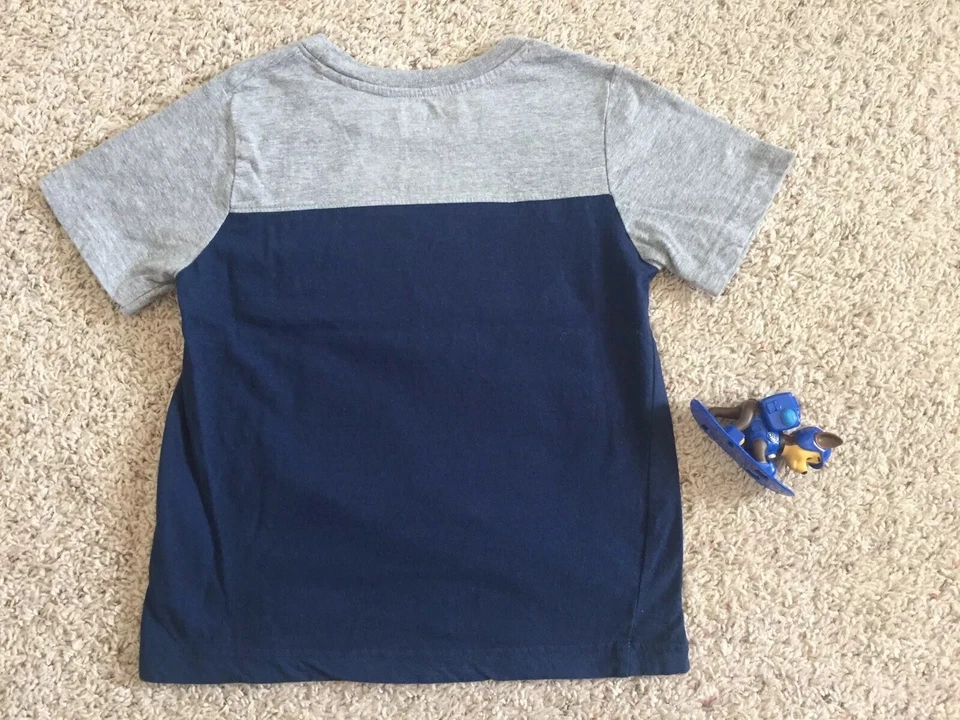 Boys Size 7 Nickelodeon Short Sleeve Paw Patrol Top With Chase Toy - Image 3 of 4