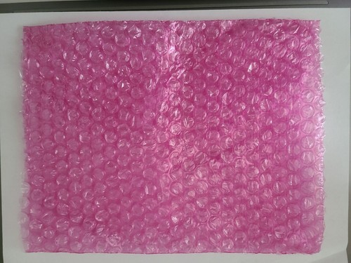 9"x7" Bubble Pouches Bags Pink Cushioning Wrap (5 quantity)
