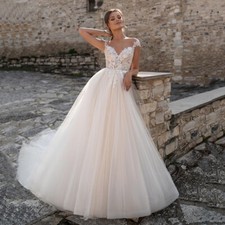 Spitze Brautkleid Hochzeitskleid Kleid Braut A-Linie Babycat collection BC997