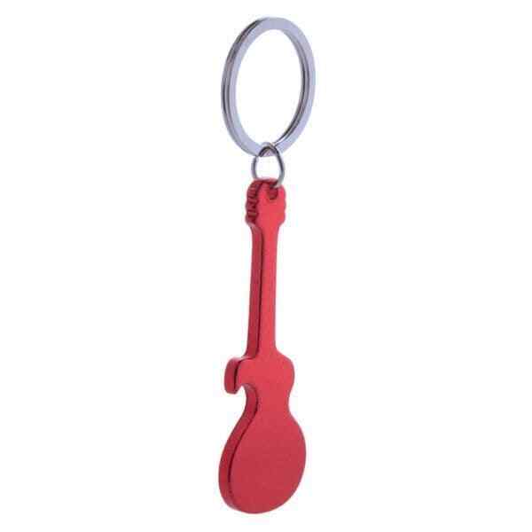 Red Metal Electric Guitar Bottle Opener - Music Gift - Gift for Musicians