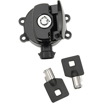 Black Side Hinge Ignition Switch For Harley 2011-2017