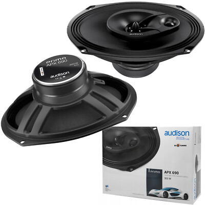 Audison APX 690 1 Paar Koaxial Lautsprecher 6x9 2-Wege 4 Ohm Schwarz