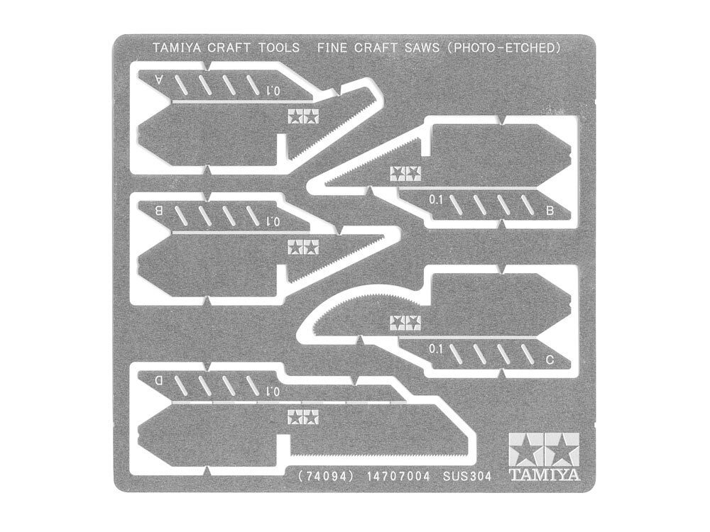 Tamiya 74094 Accessories Photo Etched Craft Saw Modeling Model Crafting Tools