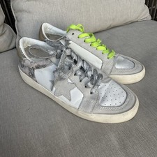 Vintage Havana Original Design 1954 White Gray Slip-on Sneaker Snakeskin Star