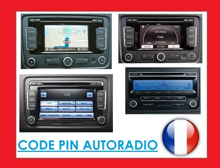 Code Autoradio Volkswagen Polo - Code Pin / Code Poste Volkswagen