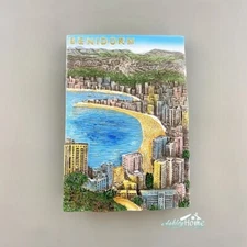 Benidorm Spain Tourist Travel Gift Souvenir 3D Resin Refrigerator Fridge Magnet