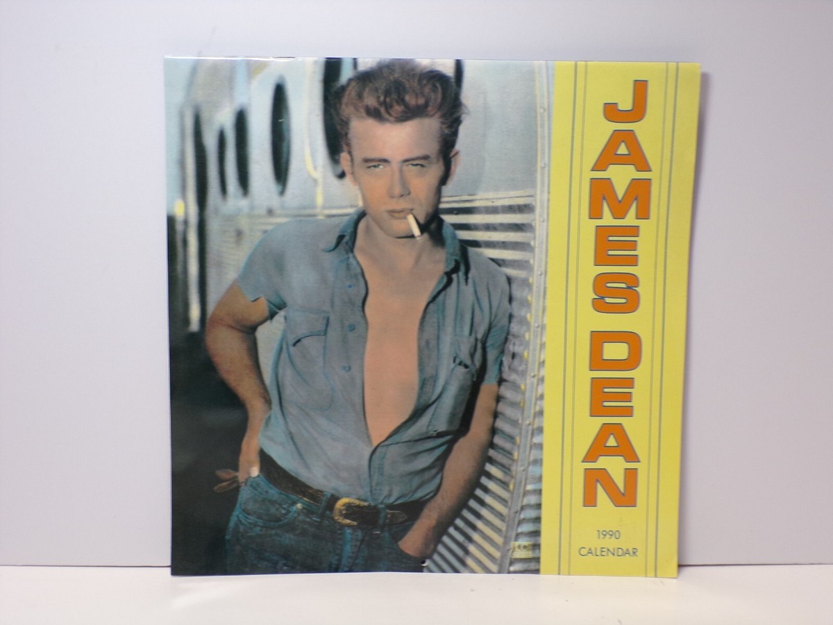 1990 JAMES DEAN Vintage Photo Wall Calendar 12