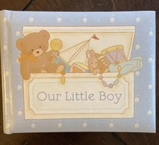 Vintage Photo Album Baby Boy Hallmark Never Used Brag Book Grandma Mom