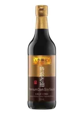Lee Kum Kee Premium Dark Soy Sauce 500ml dunkle Sojasoße Soja Sauce leicht süss