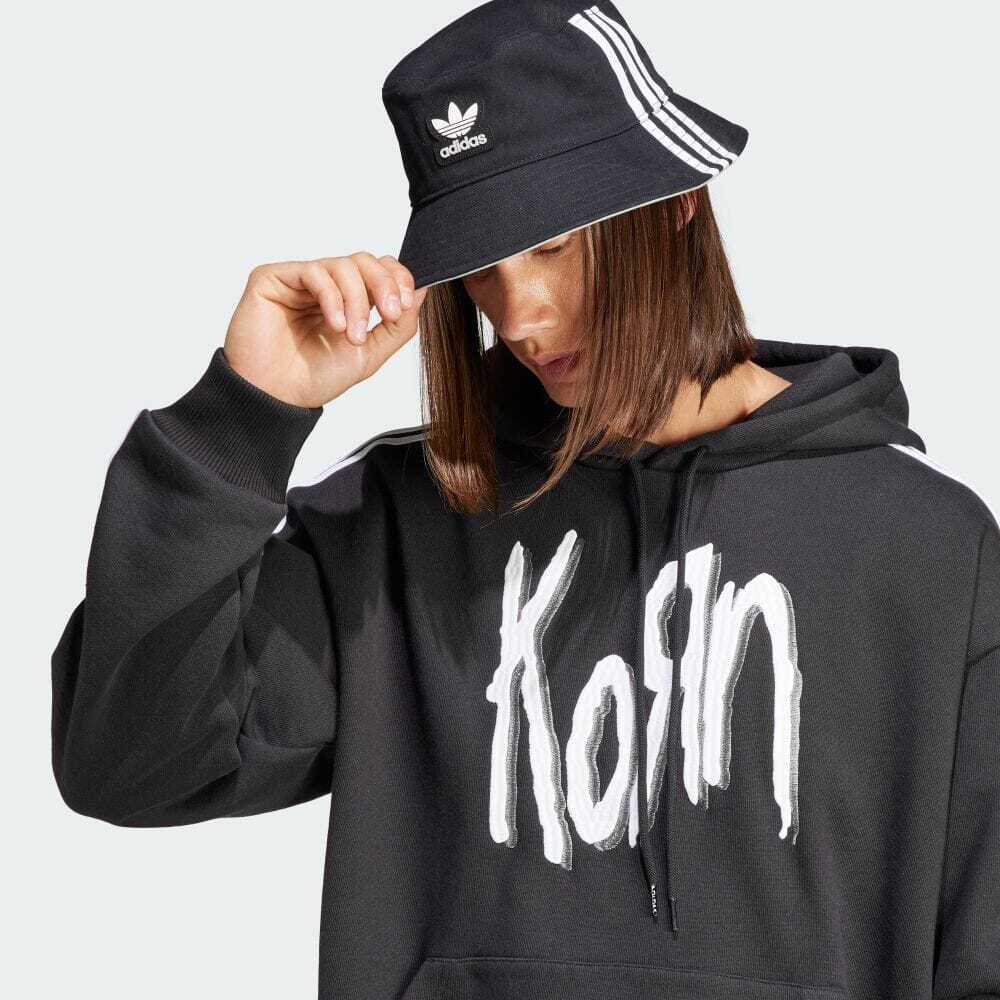 adidas x Korn hoodie パーカー　アディダス adidas KORN HOODIE BLACK（アディダス コーン フーディ