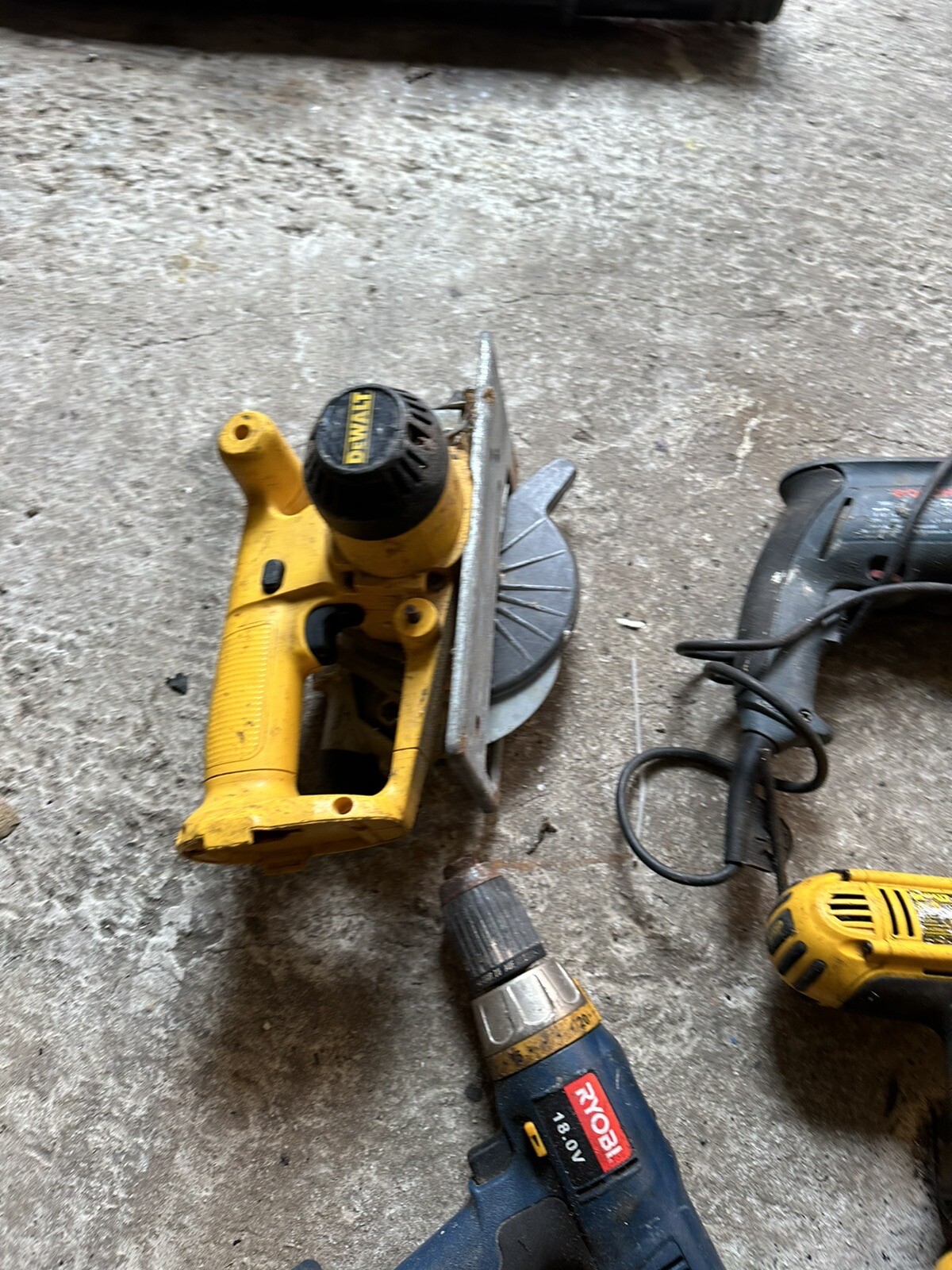 Dewalt power tools job lots. Tool box eBay