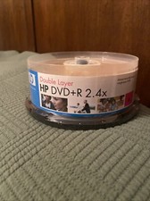 Double Layer HP DVD  R 2.4x 15 Pack New