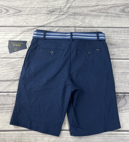 Polo Ralph Lauren Boy’s Size 16(27x9) Classic Chino Shorts Solid Navy Blue NWT - Picture 5 of 6
