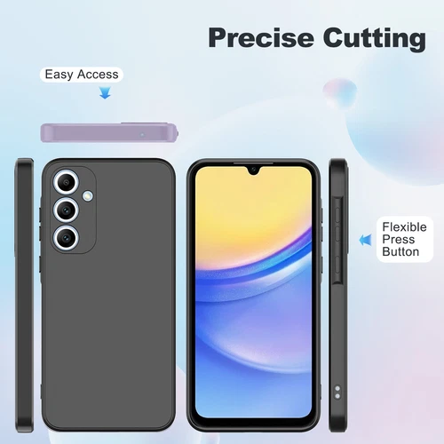 Funda de teléfono para Samsung Galaxy A15 A25 A55 5G Silicona líquida Delgada Suave NUEVA - Imagen 8 de 19