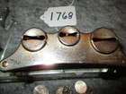 VINTAGE JL GALEF AND SON THREE COIN DISPENSER — photo 3
