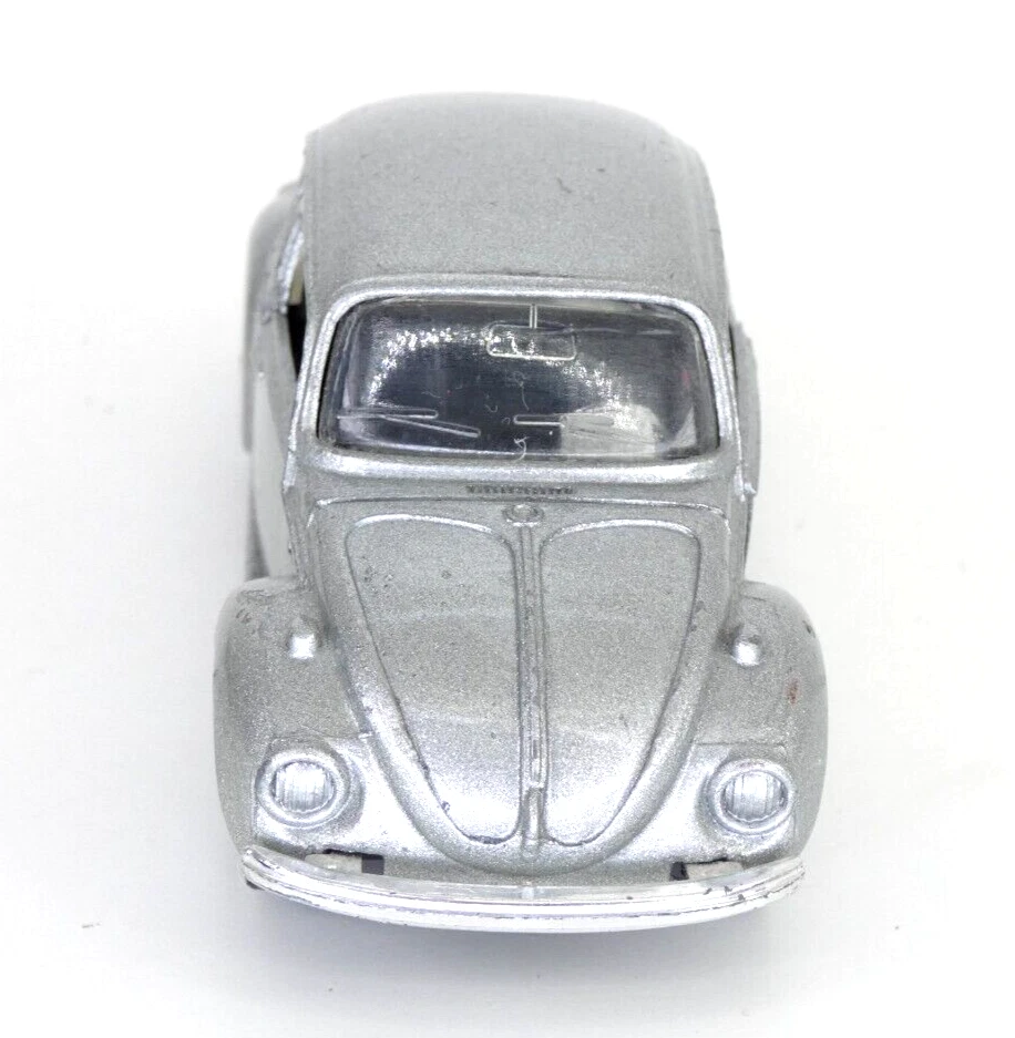 Mebetoys Volkswagen Beetle Bug Silver 1303 A70 Vintage 1:43 Rare Toy Car - Image 2 of 4