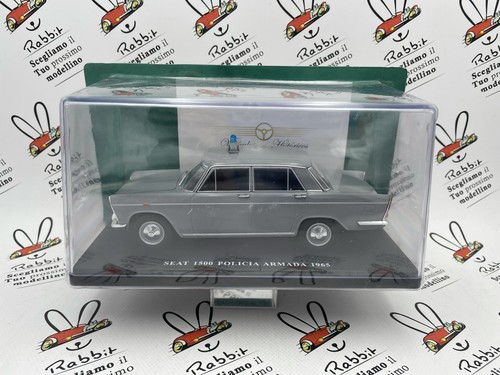 DIE CAST " SEAT 1500 POLICIA ARMADA 1965 " SCALA 1/24 SALVAT