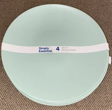 8pc Simply Essential Mint Dinner Plate Lot - Includes 2/4pks NWT 🆓📦🇺🇸