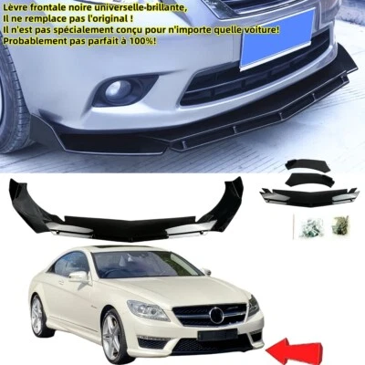Lèvre avant universel pour Mercedes CL III C216 2010-2015 Spoiler Splitter avant - Photo 1/4