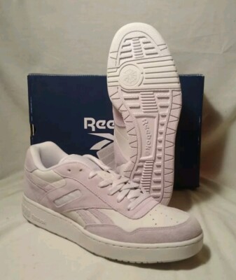 M-11.5  Reebok BB4000 Low Off White Leather & Lilac Suede NWB! EH3350 2020