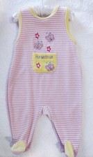 Vintage Baby Girl Outfit Butterflies 3-6 Months - Unused - from Germany