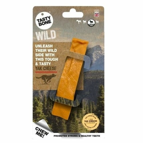 TastyBone Dog Toy Dental Treat Flavoured Puppy Chew Wild Trio Nylon QuattroBone - Picture 22 of 39