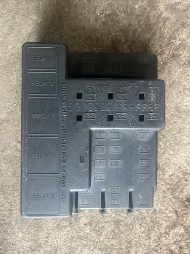 F81B-14B205-E1 1999-2001 Ford F250 F350 F450 Fuse GEM Mutifunction BCM Module - Picture 8 of 11