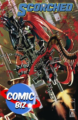 SPAWN VERBRANNT #25 (2024) 1. DRUCK SABBATINI HAUPTCOVER EIN BILD COMICS