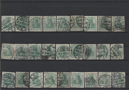 Lot précieux Reich allemand à partir de 1900 Allemagne oblitéré 27 timbres - Photo 1 sur 1