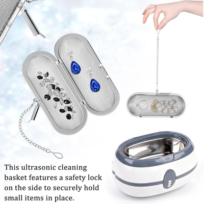 #ad 2 Pcs Ultrasonic Cleaner Baskets for Small Parts Parts Washer Basket Stainles... $18.89
