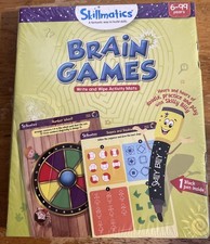 Skillmatics Brain Games Write Wipe Activity Mats 6 yrs Patterns Math Equations