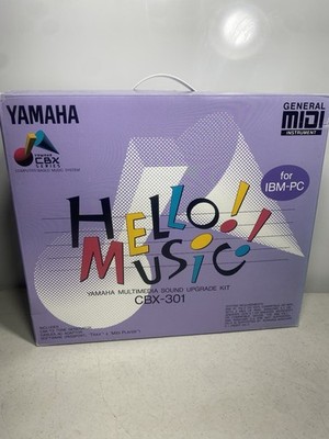 Yamaha CBX-T3 MIDI Tone Generator, Power Supply, Hello Music Dsk, Cable,