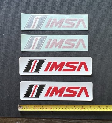 4 IMSA International Motorsports Stickers Decals racing fia lmp2 indycar lemans