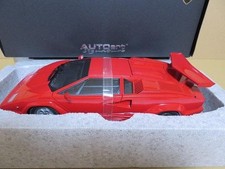 AUTOart 1/18 Lamborghini Countach 25th Anniversary Red 74534 Model Car Used
