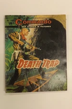 COMMANDO COMIC WAR STORIES IN PICTURES No.1484 DEATH TRAP 1981 GN298