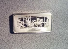 1975 Franklin Mint Christmas Ingot 1000 grains .925 Silver (2 oz.) No Box (101)