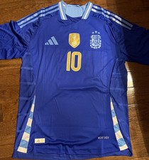 Messi 10 Argentina 2024 Soccer Jersey XXL slim fit Away