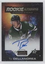 2020-21 O-Pee-Chee Platinum Rookie Cosmic 40/75 Ty Dellandrea #R-TD Auto gy9